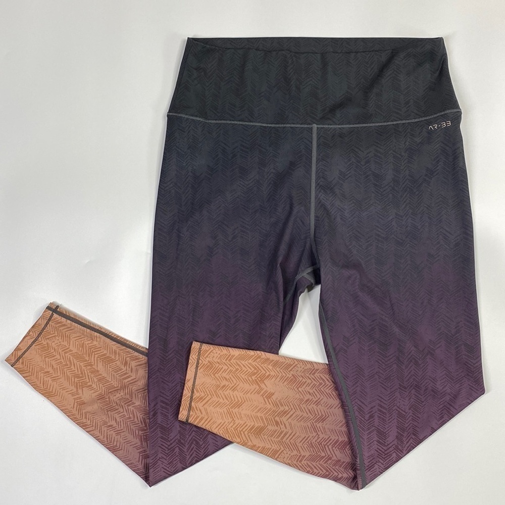 AR-33 High Waist Ombre Leggings 1X